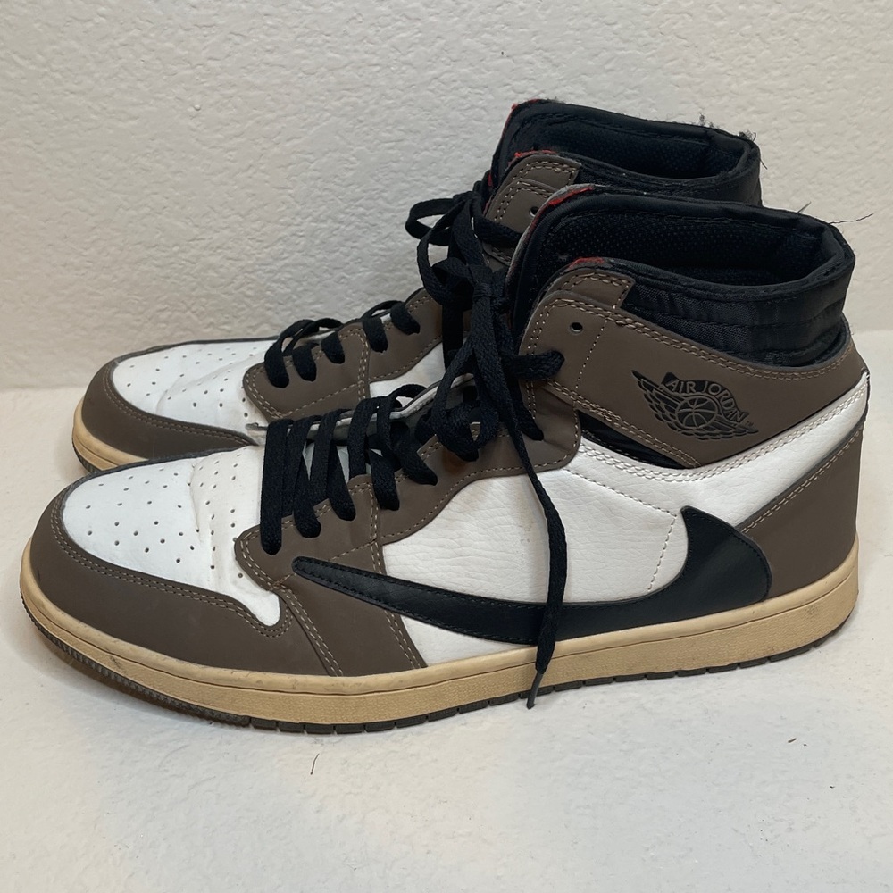 Nike Air Jordan’s Travis Scott Addition Gray Black White Size 13 - Picture 5 of 8